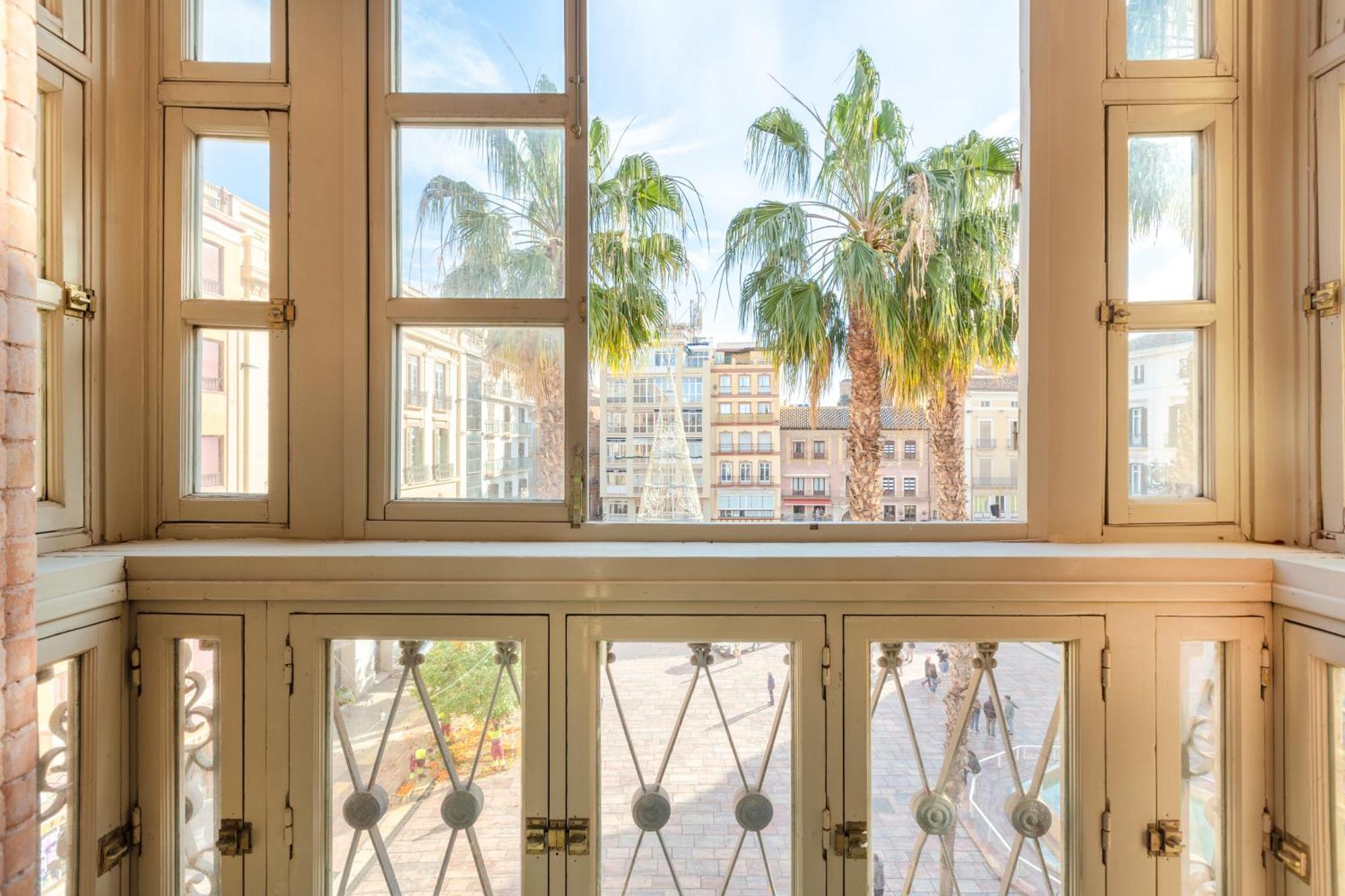 Plaza De La Constitucion Daire Málaga Dış mekan fotoğraf