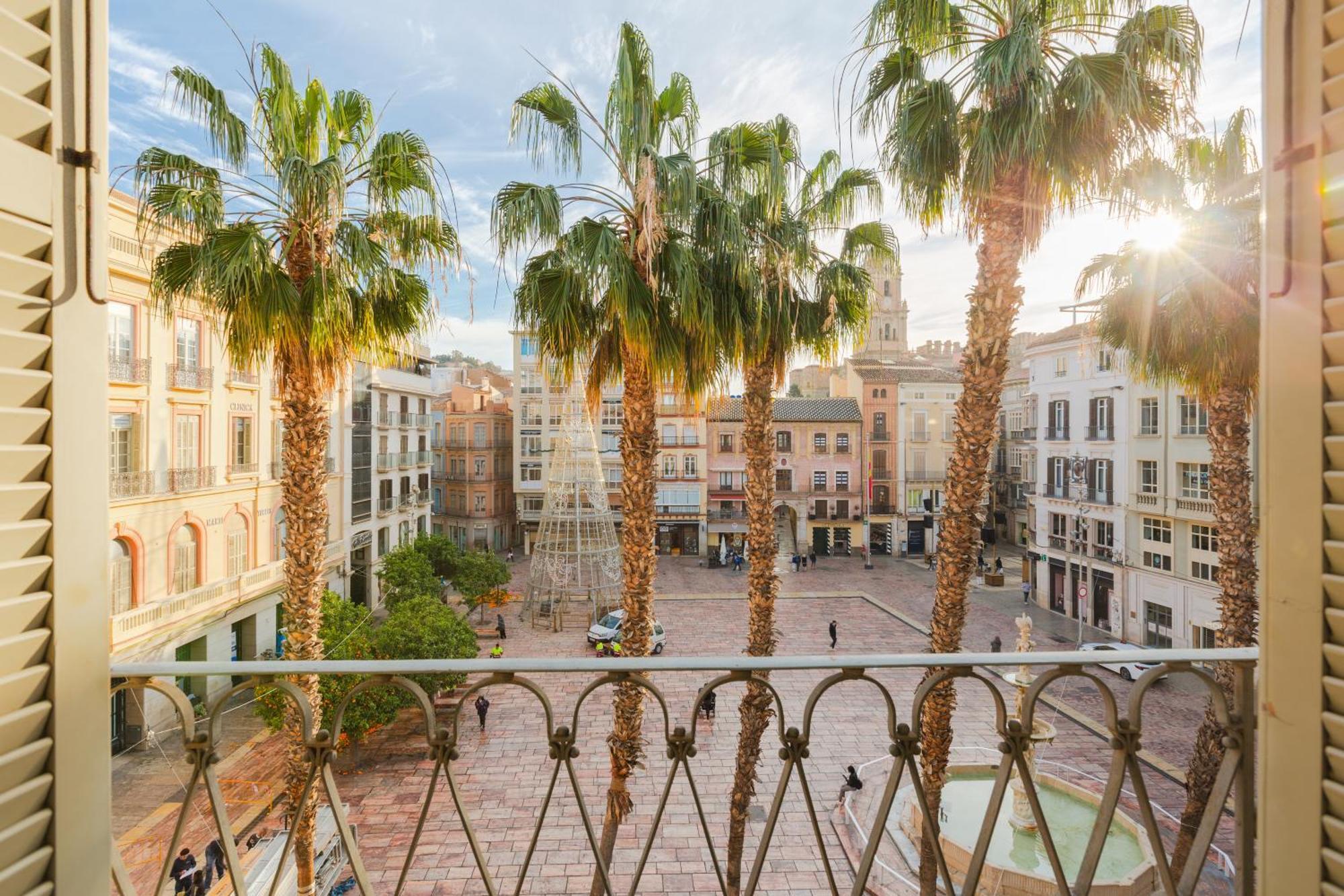 Plaza De La Constitucion Daire Málaga Dış mekan fotoğraf