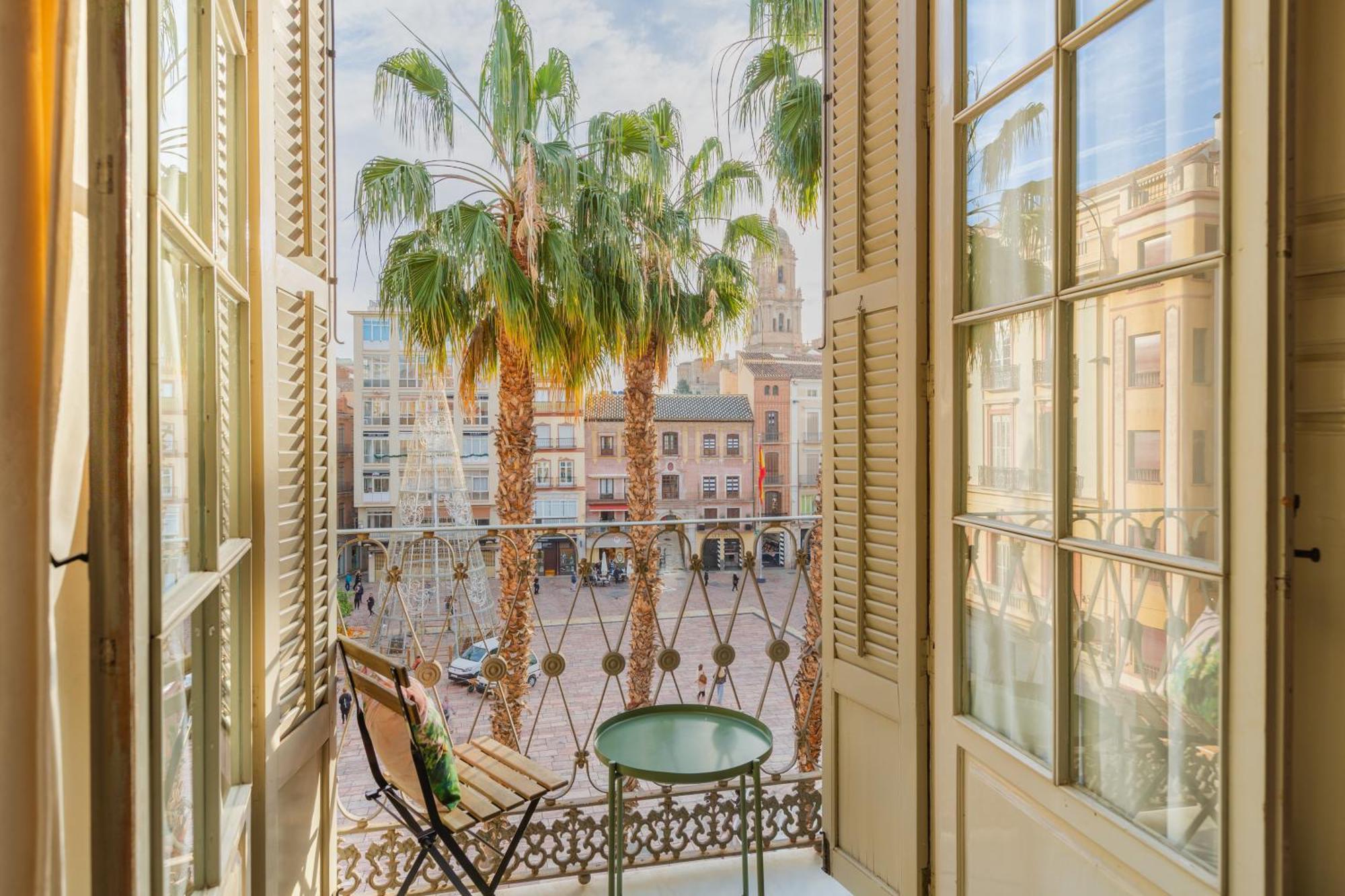 Plaza De La Constitucion Daire Málaga Dış mekan fotoğraf