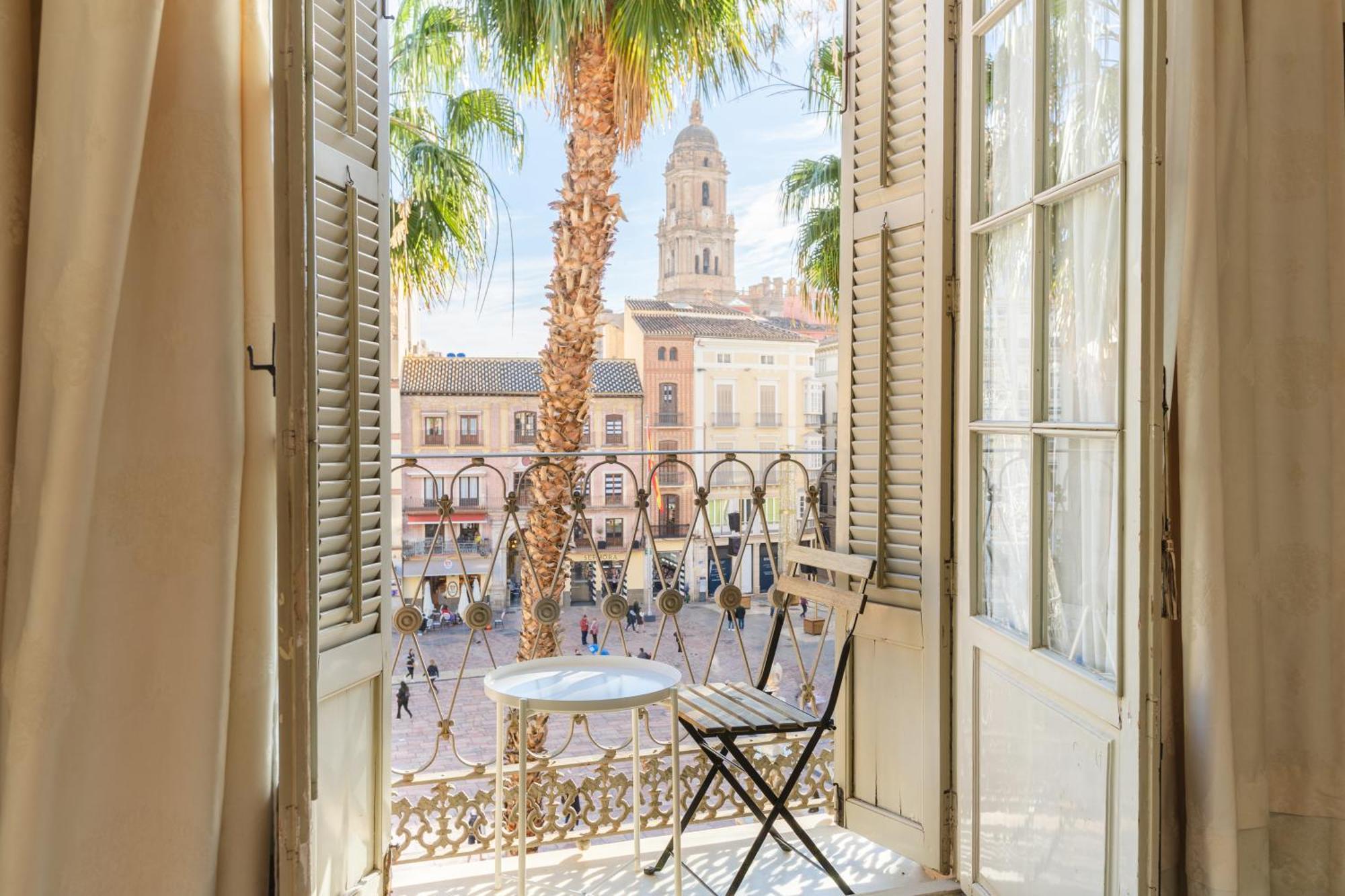 Plaza De La Constitucion Daire Málaga Dış mekan fotoğraf