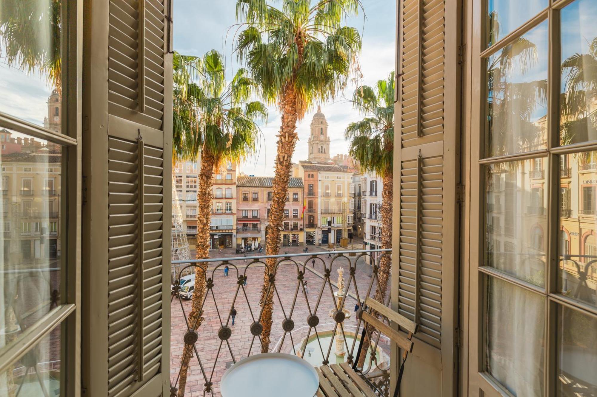 Plaza De La Constitucion Daire Málaga Dış mekan fotoğraf
