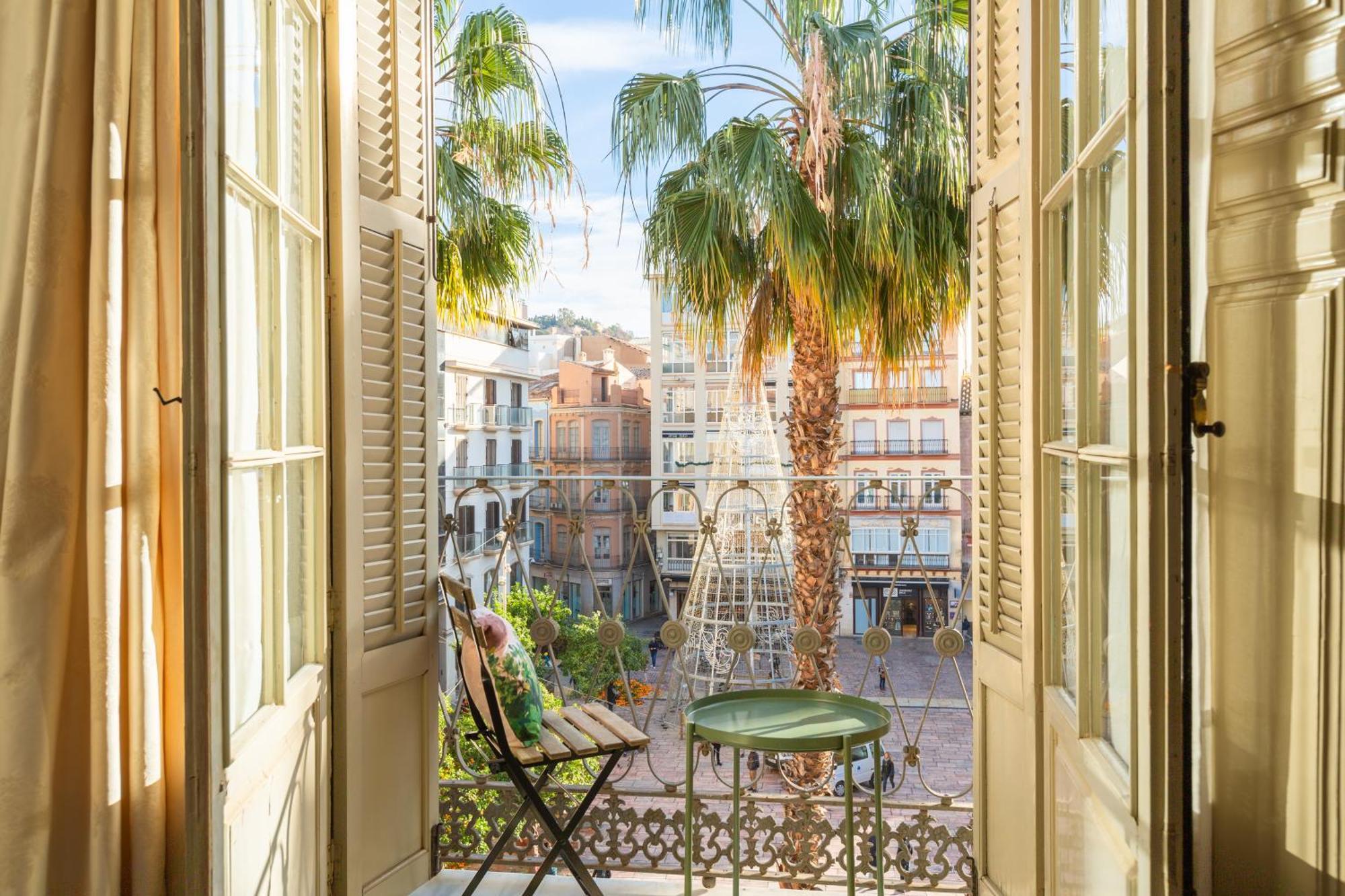 Plaza De La Constitucion Daire Málaga Dış mekan fotoğraf