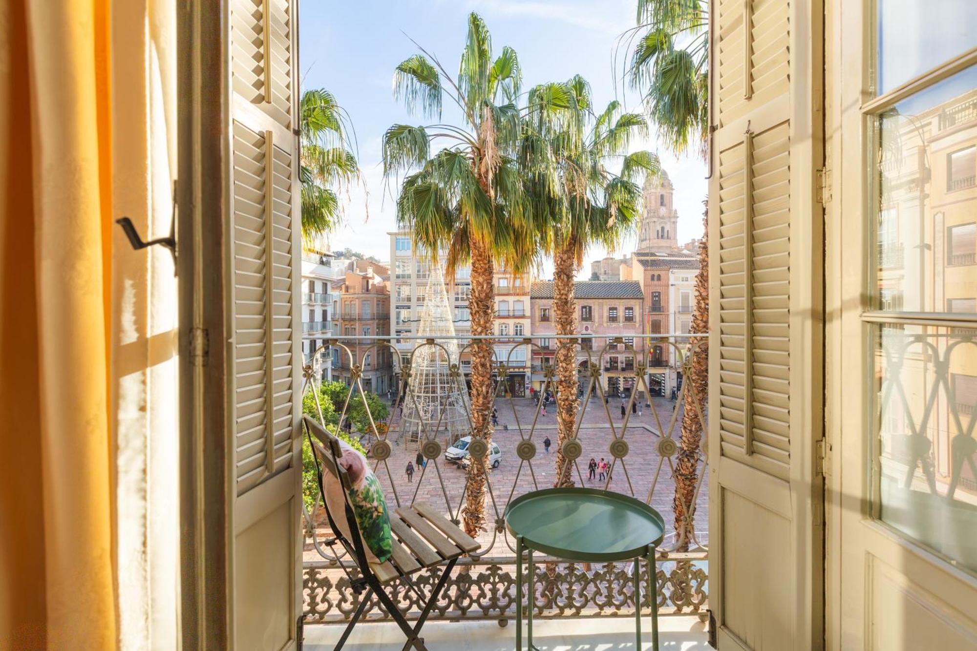 Plaza De La Constitucion Daire Málaga Dış mekan fotoğraf