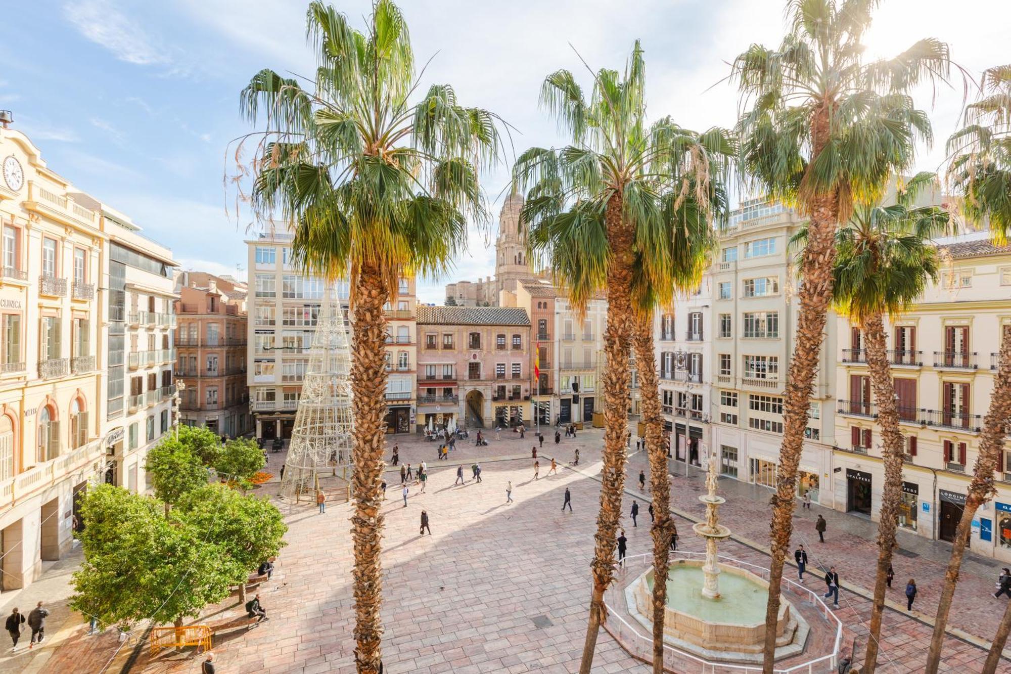 Plaza De La Constitucion Daire Málaga Dış mekan fotoğraf
