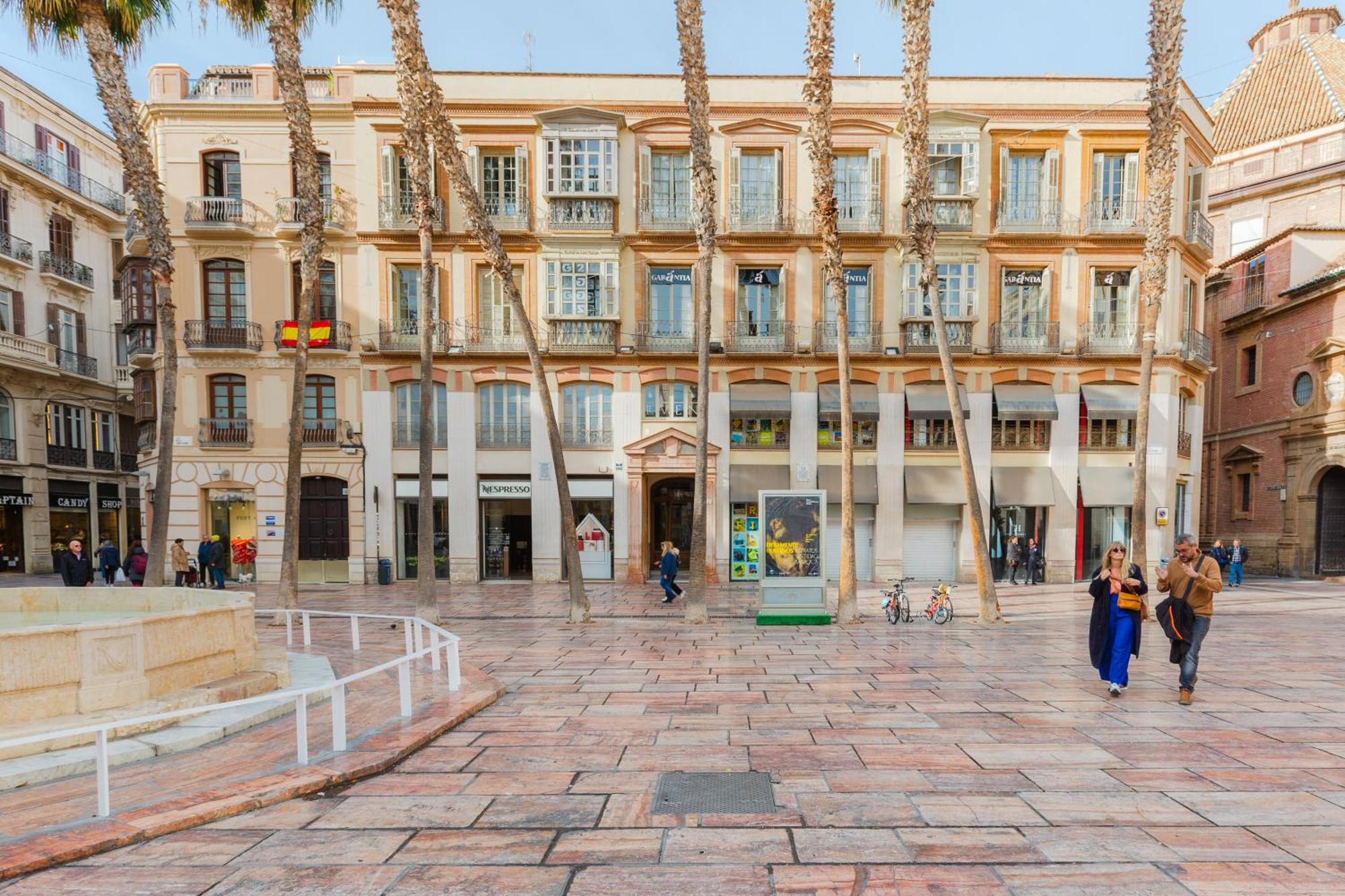 Plaza De La Constitucion Daire Málaga Dış mekan fotoğraf